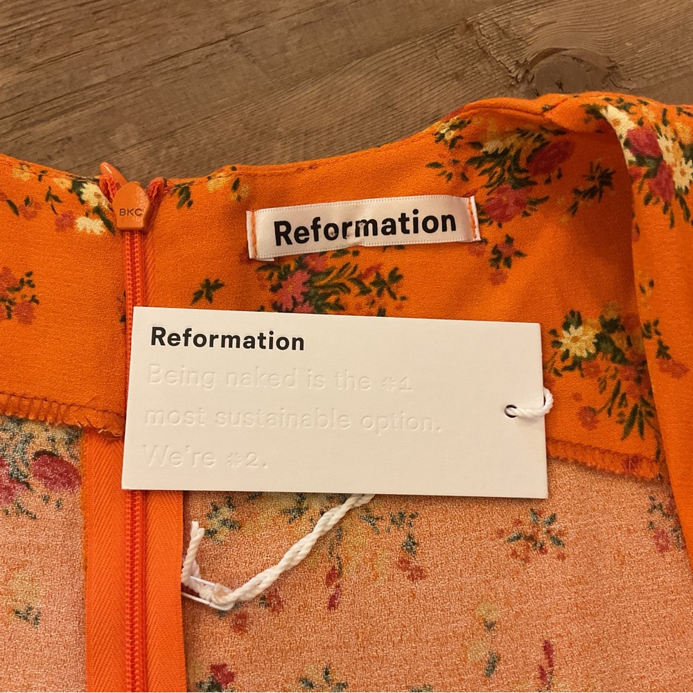 Reformation Lacey Dress‎ in August Floral NWT - Picture 5 of 9